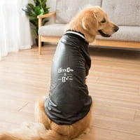 Xmarks kućni pas kaput PU kožna jakna Meka vodootporna pseća krpa na otvorenom Puppy Overtery Cayp Jakna Zima topla odjeća