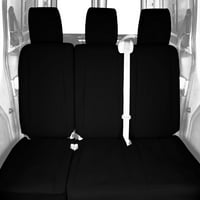 Caltend stražnji oblozi za sjedalo za 2007- Saturn Aura - ST345-01CC Crni umetak sa crnom oblogom