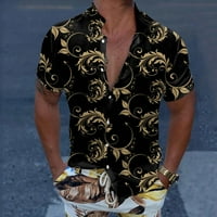 Muške košulje Ležerne prilike kratkih rukava Proljeće Ljeto Odvratna majica 3D tiskane modne bluze za