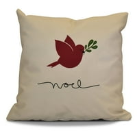 Dizajnom Noel Bird Dekorativni jastuk