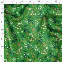 Cvjetni tisak Soimoi, svilena tkanina, dekor šivaće tkanine uz dvorište široko, ukrasna tkanina za majice odijela, zelena