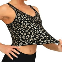 LILGIUY ženski rezervoar za žensko usvajanje gornje modne ženske ispis fitness trčanje joga vrhovi bluze prsluci