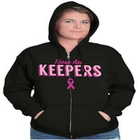 Rak dojke Ovo su čuvari Zip hoodie dukserice žene brisko brendovi x