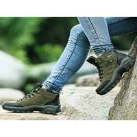 Lacyhop Unise Muškarci Žene čipke na otvorenom planinarenje trekking cipele protiv klizanja hodajući plišani stanovi