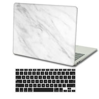 Kaishek Hard Case Shell Cover kompatibilan sa MacBook Pro 13 s mrežnom ekranom + crna poklopac tastature rano kasnim A1425, mramor A 222