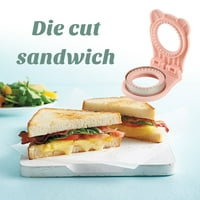 Holleauty zadebljani sendvič kalup zadebljani sendvič kalup za glatki rez Safe Grip Froad Klase Nadogradnja Kuhinja Osnovi sendvič rezanje kalupa