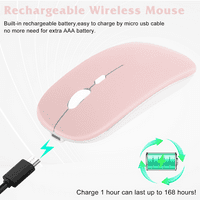 Punjiva Bluetooth tastatura i miš kombinirano ultra tanka pune tipkovnice i miš za Samsung Galaxy Tab
