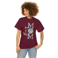 ObiteljskoPop LLC Retro Boy Mama Leopard Graphic Majica, Dječja mama majica, Boy Mama Poklon, mama Boy majica, Disco Mama majica