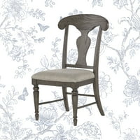 Ornithogale bočna stolica od punog drveta, tapacirani materijal: mešavina poliestera; Posteljina, presvlaka