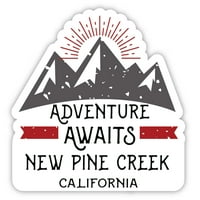 New Pine Creek California Suvenir Magnet Avantura čeka dizajn