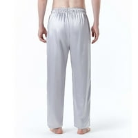 Mensfull dužine hlača čipke čipke bib hlače coverall pidžama hlače pantalone duge pantske elastičnosti