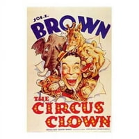 Posterazzi Movcf CIRCUS Clown Movie Poster - In