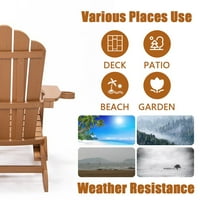 Sklopiva adirondack stolica, stolice za vatru, plastične adirondack stolice otporne na vrijeme otporne