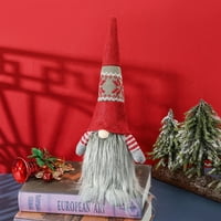 VNTUB Clearsance Božićni ukrasni pleteni šešir bezsečni luck Božić kućni tržni centar Dekorativna lutka
