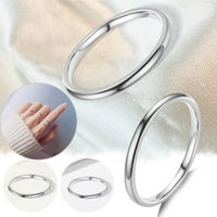 Do 50% popusta na vjenčani traku u titanijumskim prstenom za vjenčani prsten za angažman prsten veličine