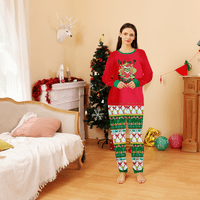 Božićne pidžame za obitelj, pijama de Navidad Familiarcotton Božićne pidžame za porodicu