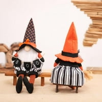Sonbest Halloween Gnome Plišani ukrasi ukrasa za odmor za odmor za odmor Dekor pad bez lica lutka Tonte