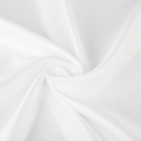 Piccocasa satenski jastučnici rufšeni jastuk shams, bijeli kralj