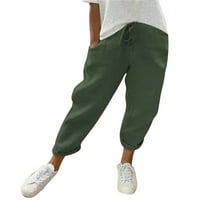 Akiigool ženske hlače Ležerne prilike ženske joge haljine sa džepovima rastezljene radne gamaše za žene mršave slabe za ured casual