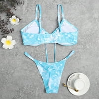 Split tiskovina Bikini kupaći kostimi Bikini modni čipkasti kupaći kostimi Dame Svi kupaći kostimi Tankinis