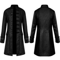 Jakna sa zipnim muškarcima Zimska topla vintage jakna za rezanje kaputa za obnovke kaput