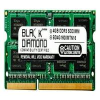 4GB RAM memorija za Apple Macbook Pro 3.06GHz Intel Core Duo Mid-Black Diamond memorijski modul DDR SO-DIMM 204PIN PC3- 1600MHz nadogradnja