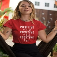 Pozitivni umovi i vibraci Majica - Dizajn žena -Sartprints, žene velike