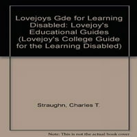 Unaprijed vlasništvo Lovejoys College Vodič za učenje, invalid Meke korice Charles T. Straughn