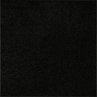 Svijetla kuću Čvrsti prostirke u boji Crno - 12'x20 '