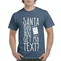 MMF - Muška majica kratki rukav - Djed Mraz Jeste li dobili moj tekst