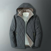Feesfesfes muns fleece jakna od punog ležernog zgušnjavanja sa kapuljačom zima održavaju topla vjetrovska jakna za kapute