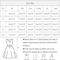 Haljine za žene Ljetni slobodno vrijeme A-line ispisano Srednji duljina kratkih rukava okrugli izrez visoke struk ženska haljina XL