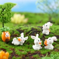 Minijatura od zeca za kipu zečjeg figurica malena šargaretna kuća vilinski vrt