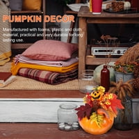 Veštački pumpkins javor ostavlja dekor lažne pumpkinske rekvizite za Halloween Dan zahvalnosti