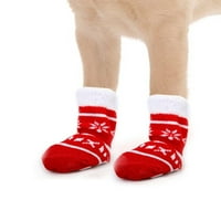 Božićni stil pse Puppy mačka Neklizajuća čarapa sa - veličina