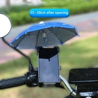 Eychin Telefon Sunhade Bicikl Držač telefona Kišobran Mini Parasol Igrački kišobran za biciklistički