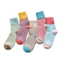 Čarape Pari ženskih čarapa zimske meke tople hladne čarape od vune kao što je prikazano