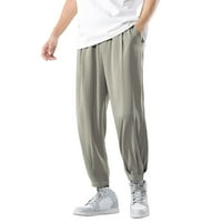 Muške modne joge hlače casual pantalone s elastičnim strukom proljeće ljetne tanke pidžame bagegy harem hlače kuca dječačke hlače za muškarce