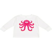 Inktastična hobotnica morska stvorenja ružičaste djevojke poklon toddler toddler djevojka dugih rukava majica