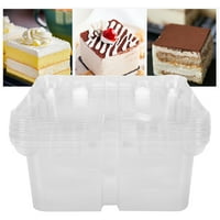 Ymiko Cake Packaging Container, 4-Gird Torta BO Prozirni kućni ljubimci za pakiranje torte za pakiranje