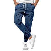 Muški teretni pant s džepom Sports Joggers Hlače za crtanje Ležerne prilike Teretne hlače Teretane The Sweatpants Hlače Muške duge hlače Plavo L