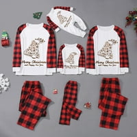 Coopserbil Sretan Božić Porodica Božić Pidžama Xmas Žene Organske pamučne božićne pidžame za žene