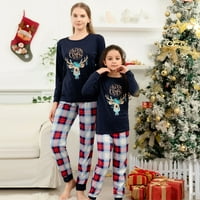 Gotyou Family Božić Pidžama, Božićni roditelj-Child Porodični set Početna Težište Božić pidžama Dvodijelni