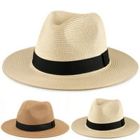 Ljetna plaža Jazz Suncscreen Handwoven Ležerne prilike Suncehade Sunce Sun Hat
