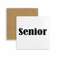 Crne pojedine riječi Senior kvadratni nosač šalice šipke od nosača