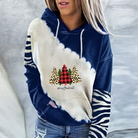 Ženska dukserica - pulover Loose pokloni za žene Jesen Ležerne prilike, dugim rukavima s kapuljačom