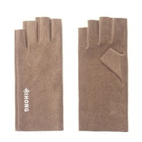 Jerdar rukavice ženske tople rukavice za djevojčice u pisanju zimi, izloženi zaslon za prste, pola prstiju
