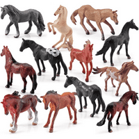 Big Conper Mare i pastuhne igračke figure, plastične konkure za konje, igračke za konje za djevojčice i dječake, Konjski klub Tort Topper Dekoracija za zabavu