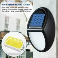 Welling vanjski vodootporni solarni napajanje LED jarko svjetlo senzor vrtna zidna svjetiljka