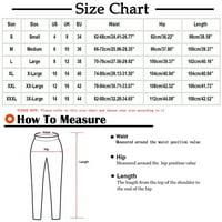 TOQOT Slim Fit Duks za žene- Ležerne activewear meke čvrste pravne noge za crtanje jogger hlače tamno